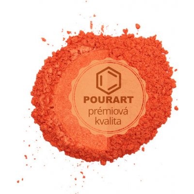 PourArt Metalický prášek DK4622 Pearl Tiger Orange 10 g – Sleviste.cz