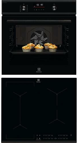 SET Electrolux 600 SteamBake EOD6F77H + EIV634