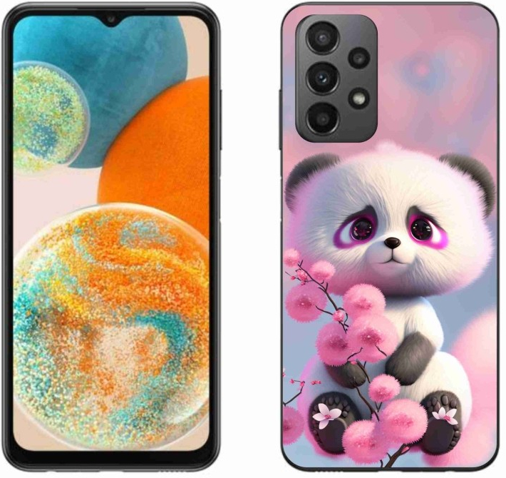 mmCase Gelové Samsung Galaxy A23 4G/5G - roztomilá panda 1