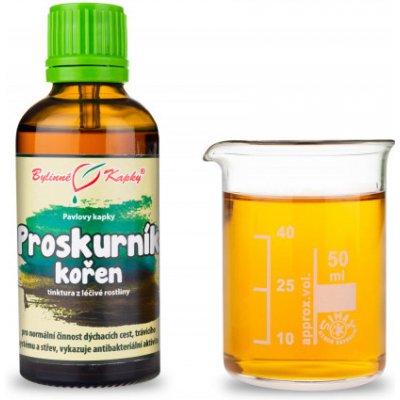 Bylinné kapky tinktura Proskurník kořen 50 ml – Hledejceny.cz
