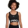 Sportovní podprsenka Nike SWOOSH PRO Dívčí černá