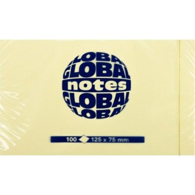 Samolepicí blok na poznámky GLOBAL Notes 3655-01 75 × 125 mm, 100 listů 11383 – Hledejceny.cz