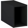 Koupelnový nábytek Elita Look skříňka 20x45.1x28.1 cm boční závěsné černá 168115