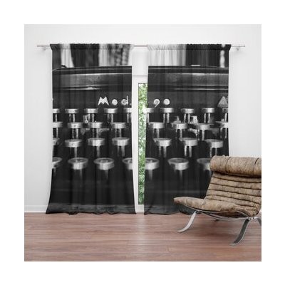 Sablio Závěs Psací stroj: 2ks 140x250cm – Hledejceny.cz