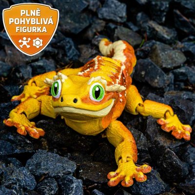Maluj 3D Gekon Lojzík – Kreativní sada 3D omalovánky s barvami a štětcem – Hledejceny.cz