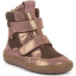 Froddo barefoot dětská zimní obuv Winter Tex pink/gold – Sleviste.cz
