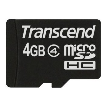 Transcend microSDHC 4 GB Class 4 TS4GUSDHC4