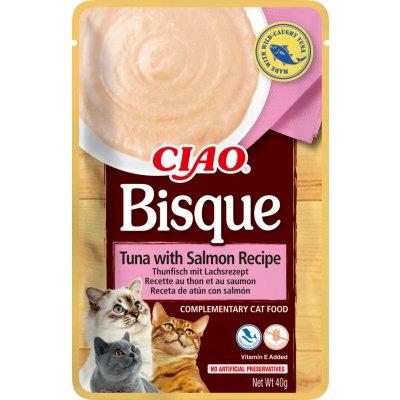 Churu Cat CIAO Bisque Tuna with salmon Recipe 40 g – Zboží Mobilmania