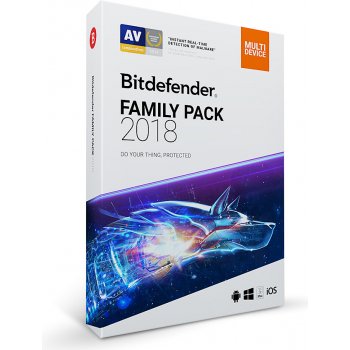 Bitdefender Family pack 2018 Unlimited 3 roky (VL11153000-EN)