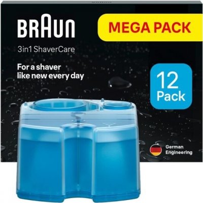 Braun 3 v 1 ShaverCare, čistič holicích hlav 12 ks – Sleviste.cz