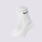 Nike ponožky 3PPK VALUE cotton CREW BÍLÁ – Sleviste.cz