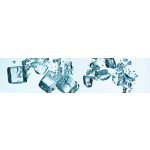 Dimex KI260-002 Samolepící fototapeta do kuchyně Ice Cubes rozměry 260 x 60 cm – Zboží Mobilmania