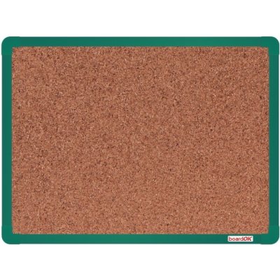 BoardOK tabule korek 60 x 45 cm zelený rám – Zboží Mobilmania