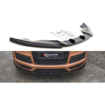 Maxton Design spoiler pod přední nárazník pro Audi Q7 Mk1 S-Line, černý lesklý plast ABS – Zboží Mobilmania