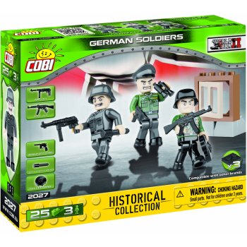 Cobi 2027 Small Army 3 figurky s doplňky Německá armáda