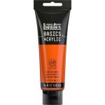 Basics akrylová barva 620 vivid red orange 118 ml – Hledejceny.cz