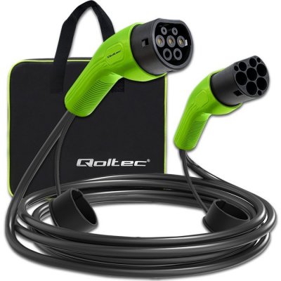 QOC Qoltec 52473 EV kabel typu 2 pro nabíjení auta 400V 11kW 16A 5m | Zboží Auto