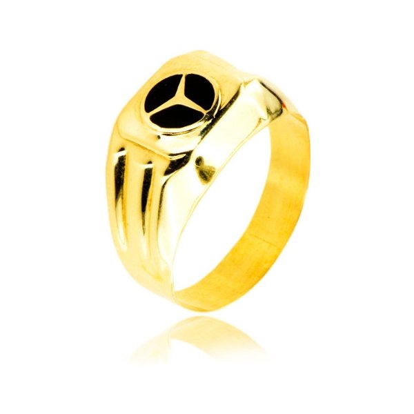 Zlatý pánský prsten mercedes IZ2670 od 6 878 Kč - Heureka.cz