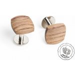 BeWooden dřevěné manžetové knoflíčky White Wine Cuff – Zboží Dáma