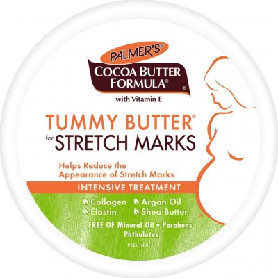 Palmer's Pregnancy intenzivní tělové máslo proti striím Cocoa Butter Formula Tommy Butter for Stretch Marks 125 g – Zboží Mobilmania