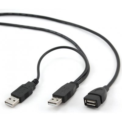 Gembird CCP-USB22-AMAF-3 2x USB 2.0 A male - 1x USB 2.0 A female, 0,9m – Zbozi.Blesk.cz