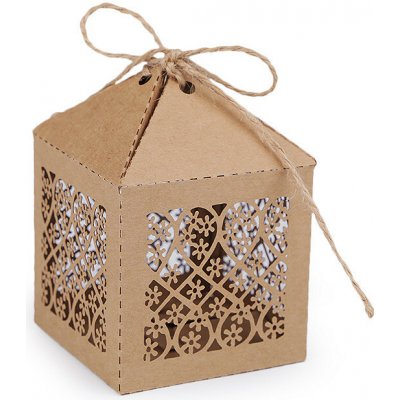 Papírová krabička Varianta: 2 natural květy, Balení: 10 ks – Sleviste.cz