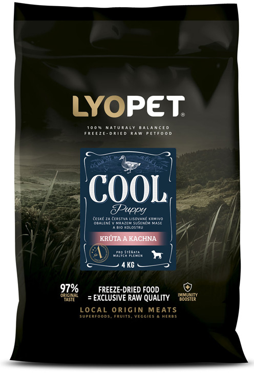 Lyopet Cool Puppy MINI Krůta a kachna 12 kg