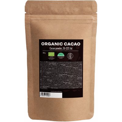 BrainMax Pure Cacao, kakao, BIO 500 g – Zboží Dáma