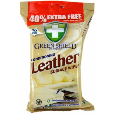 Green Shield Conditioning Leather vlhčené ubrousky na kůži 50 ks