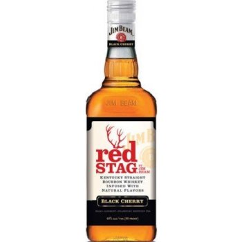 JIM BEAM RED STAG Black Cherry 1 l (holá láhev)