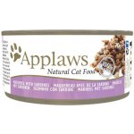 Applaws Cat Tin Mackerel with Sardine s makrelou a sardinky 72 x 70 g – Hledejceny.cz