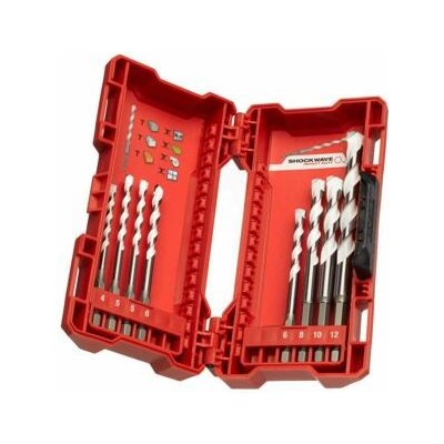 MILWAUKEE 4932471112 vrtáky univerzální sada 4-12mm, 8ks, beton, plechy, keramika 4932471112 – Zboží Mobilmania