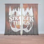 Sablio Záclony Stranger Things Glow: 2ks 150x250cm – Hledejceny.cz