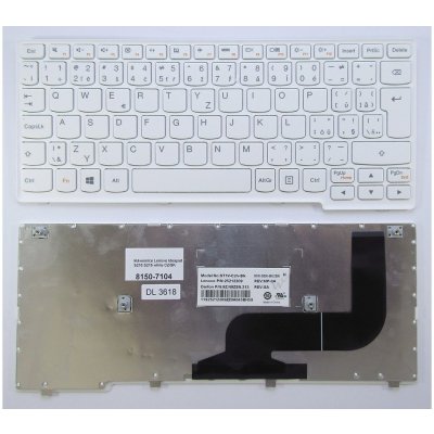 česká klávesnice Lenovo Ideapad S210 S215 Yoga 11 11s bílá CZ/SK – Zboží Mobilmania