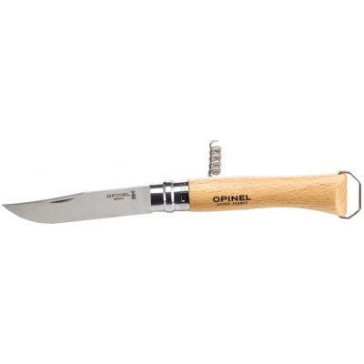 Zavírací nůž s vývrtkou a otvírákem N°10 Stainless Steel, 10 cm - Opinel – Zboží Dáma