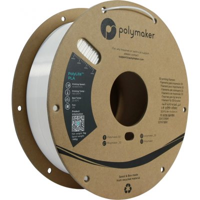 Polymaker PolyLite Silk PLA White 1,75mm 1kg – Zboží Živě