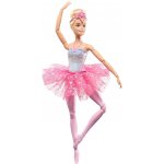 Barbie svítící magická baletka s růžovou sukní – Zboží Mobilmania