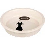 Trixie keramická miska pro kočky s motivem kočky 0,25 l / 13 cm – Zboží Dáma
