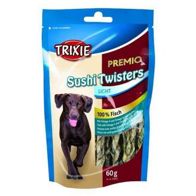 Trixie dog SUSHI TWISTER100% rybí copánky 75 g – Sleviste.cz