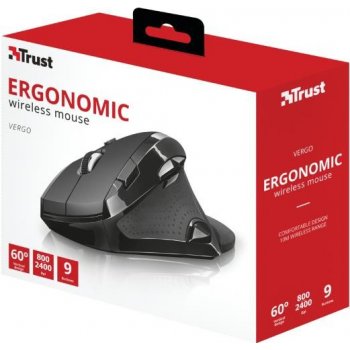 Trust Vergo Wireless Ergonomic Comfort Mouse 21722