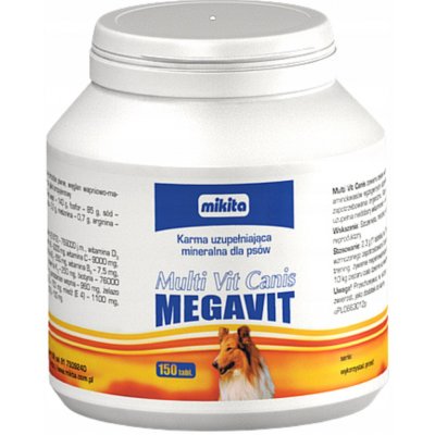 Mikita Multi Vít Canis Megavit - směs vitamínů, minerálů a aminokyselin 50 tbl – Hledejceny.cz