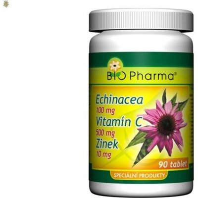 MedPharma Echinacea 100 mg + VitamínC 500 mg + Zinek 10 mg 90 tablet – Hledejceny.cz