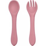 Petite&Mars Silikonová deska s přísavkou Take&Match Dusty Rose 6m+ růžová 4 x 17 x 21 cm – Sleviste.cz
