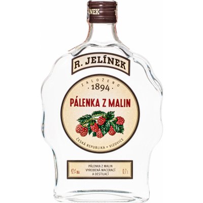 R. Jelínek Malinovice 42% 0,7 l (holá láhev) – Zboží Mobilmania