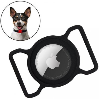OEM Silikonový držák na zvířecí obojek pro psa kočku pro Apple AirTag černý  od 59 Kč - Heureka.cz