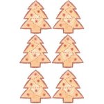 Anděl Přerov s.r.o. Stromek dřevěný s lepíkem 4,5 cm 6 ks – Hledejceny.cz