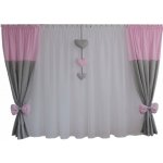 Záclona voálová vícebarevná 140 cm x 300 cm do dětského pokoje – Hledejceny.cz