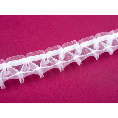 Řasící stuha RS-001 cik-cak - šířka 5 cm - řasení 1:2 – Zboží Dáma