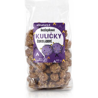 Allnature Kuličky čokoládové 80 g – Zbozi.Blesk.cz