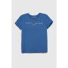 Dětské tričko Tommy Hilfiger dětské bavlněné tričko KG0KG05242.128.176.PPYH modrá